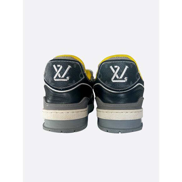 Louis Vuitton Black & Grey Upcycle Trainers - Picture 4 of 8